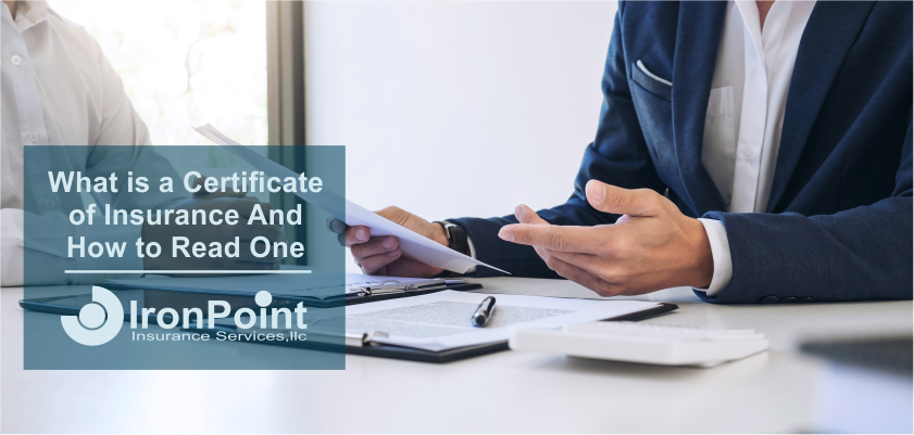 Certificate of Insurance