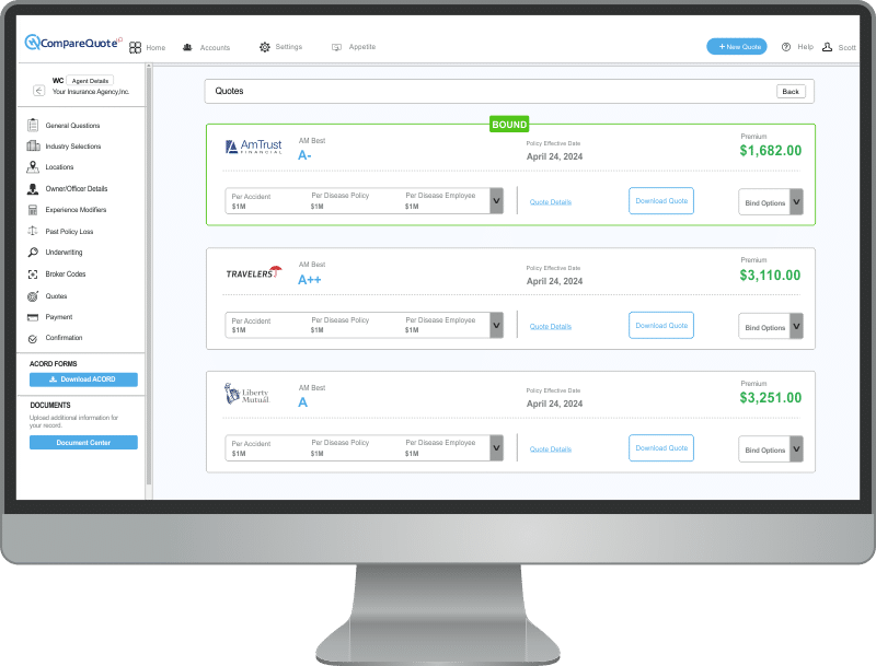 CompareQuoteHQ Business Insurance Quote